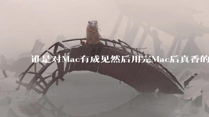 谁是对Mac有成见然后用完Mac后真香的？