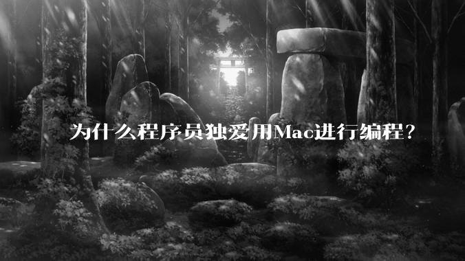 为什么程序员独爱用Mac进行编程？