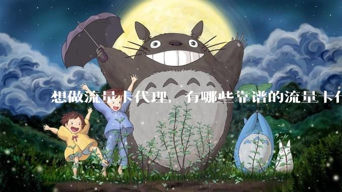 想做流量卡代理，有哪些靠谱的流量卡代理平台？